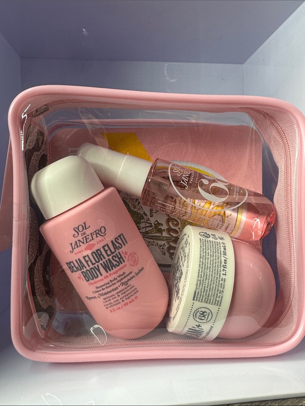 Sol de Janeiro Pink Mini Body Care Travel Set sol 68